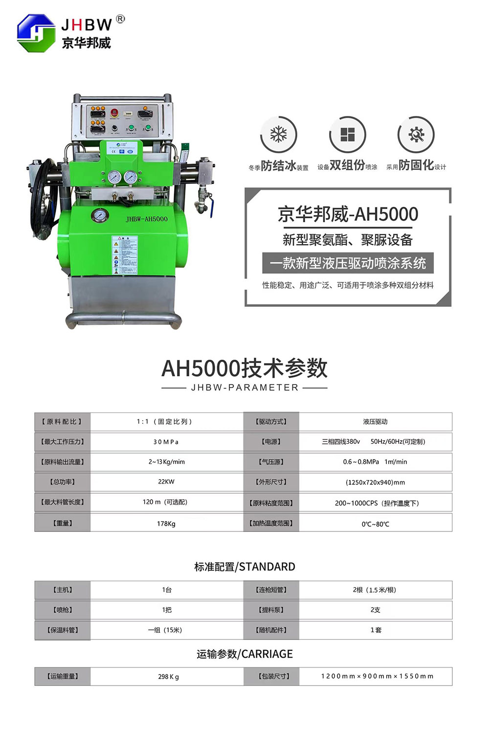 音箱飾面聚脲噴涂-京華邦威AH5000